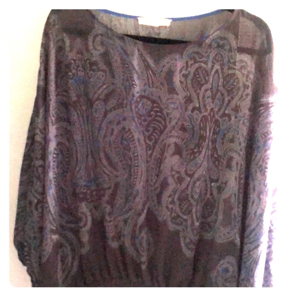 Lovestitch boho purple/blue Paisley BOHO